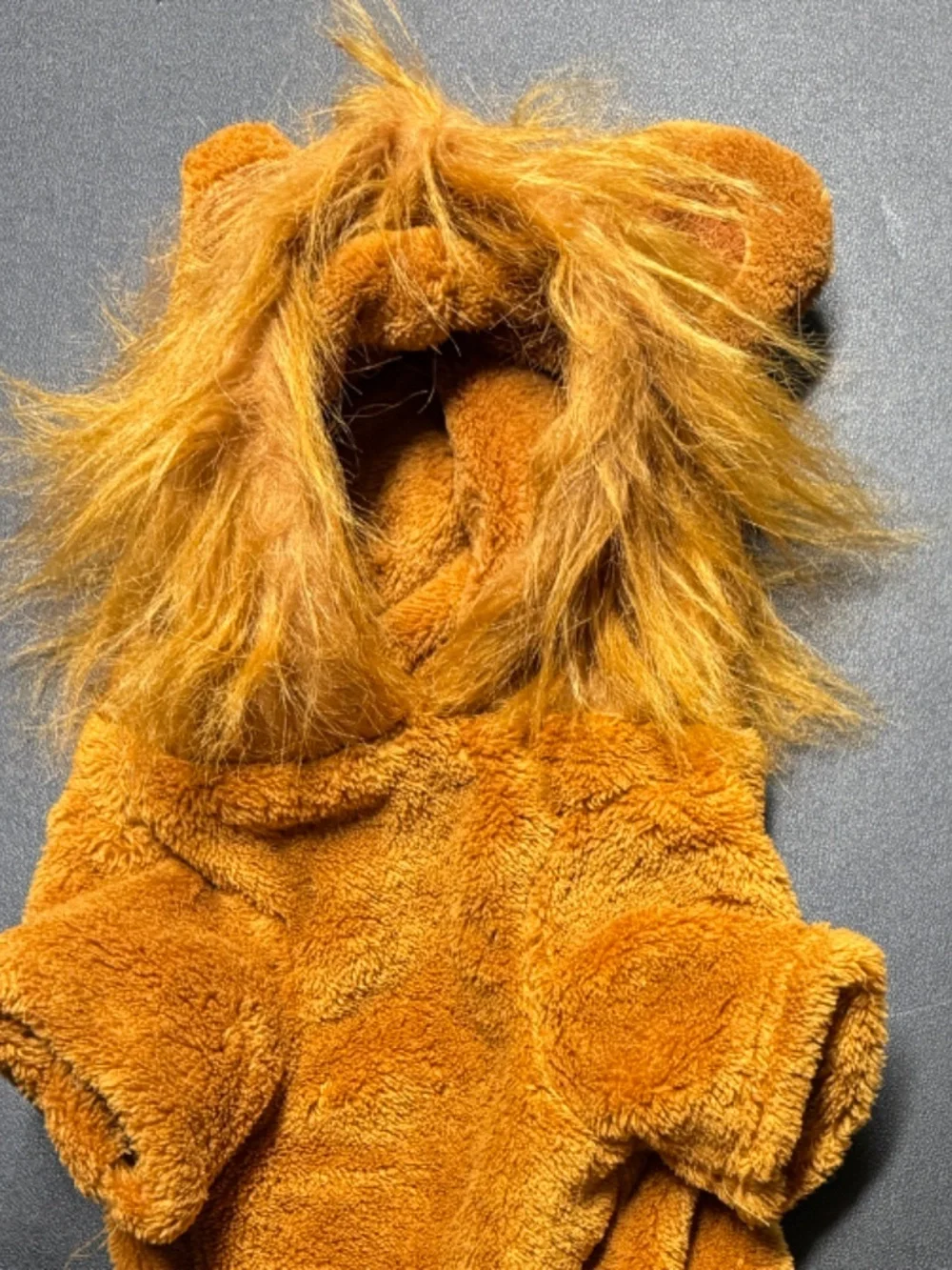 NWOT Lion Dog Costume Plush Halloween Outfit Size 2XL